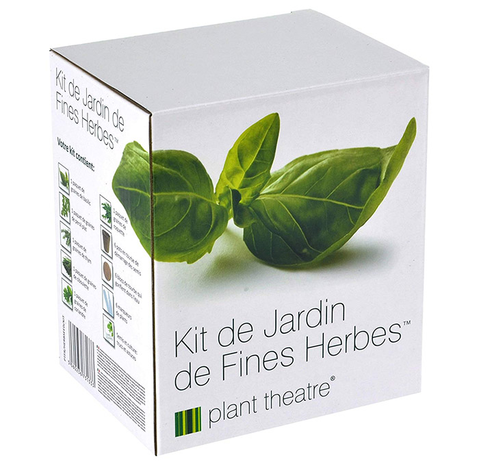 Kit de Jardin de Fines Herbes par Plant Theatre - 6 herbes aromatiques différentes à cultiver soi-même