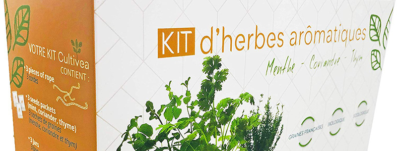 Kit Prêt à Pousser Complet d’Herbes Aromatiques