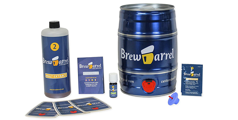 BrewBarrel Bière Blonde - Kit de Brassage - Fabrication de la Bière Faites votre Bière en Fut 5L