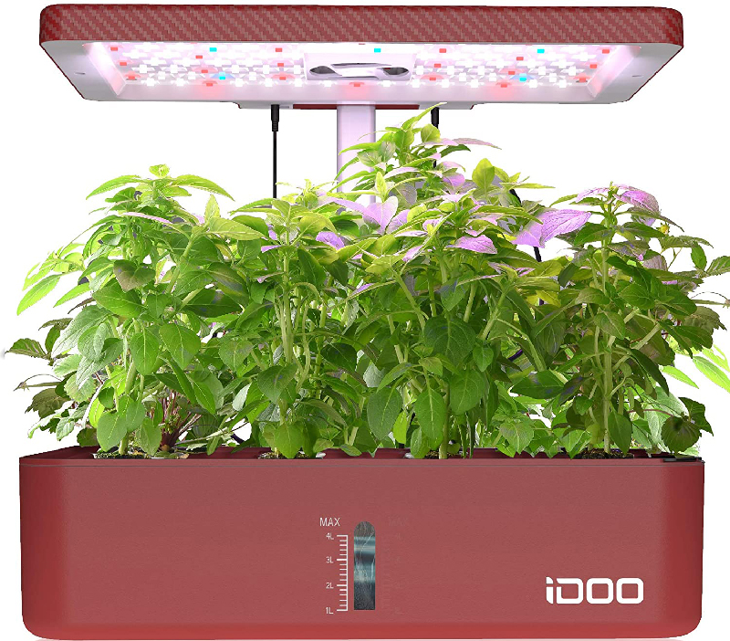 Test - iDOO Jardin D’herbes Hydroponique 12Pods avec LED Grow Light