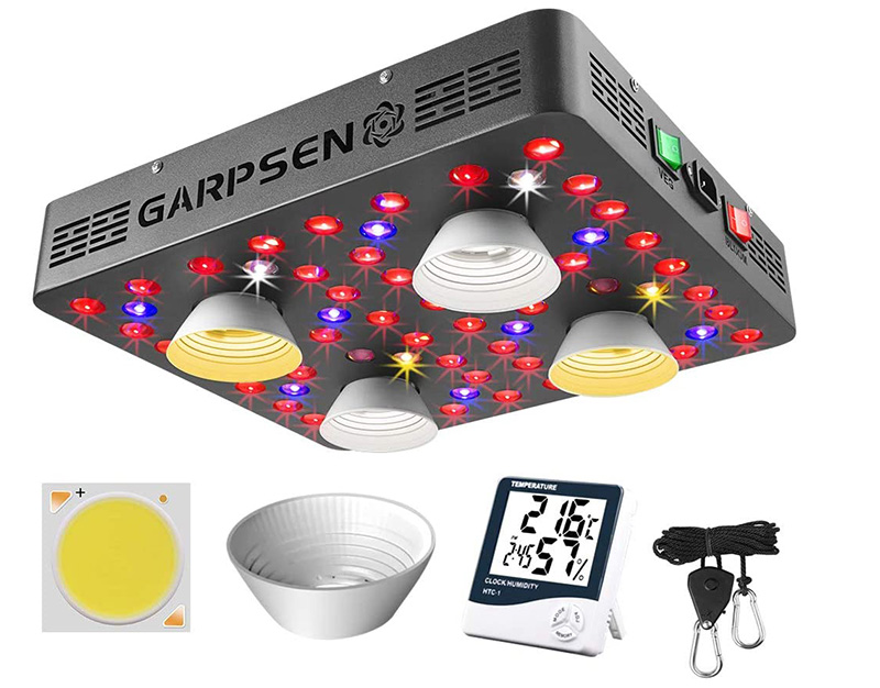 test Garpsen CREE COB Lampe LED Horticole Réflecteur Séries 2000W