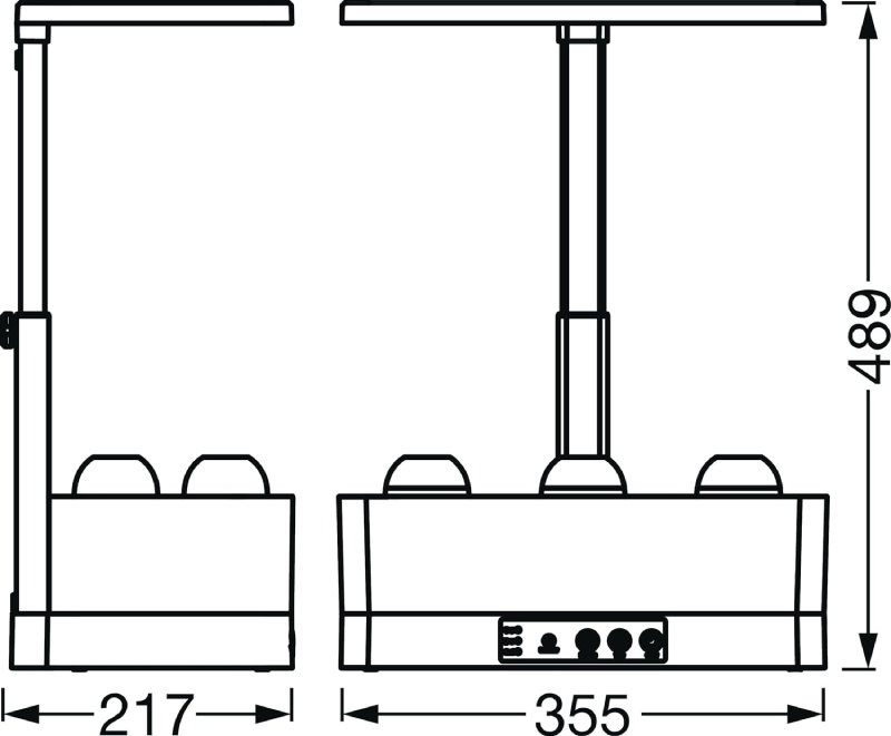 Dimensions du jardin d'intérieur LEDVANCE Indoor Garden Kit 450WT